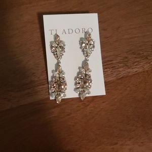 La Rosa Ti Adoro Wedding Earrings